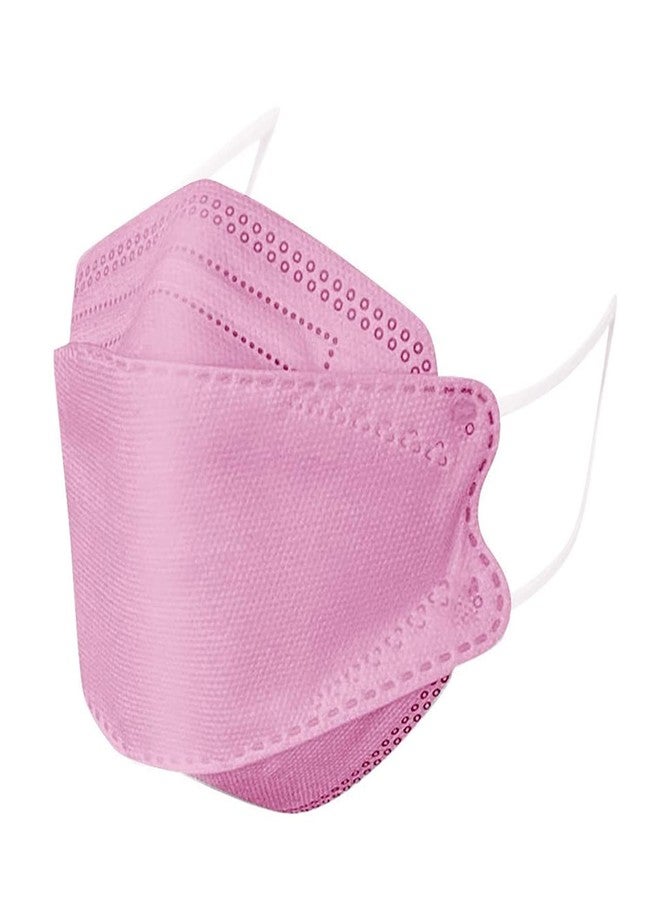 C-Cure KF94 Face Mask Fish Shape For Men & Women | Korean Face Mask With 4 Layer Protection | ISO And CE Certified |Anti Pollution Nose Mask (Pack Of 40) Pink - Image 2
